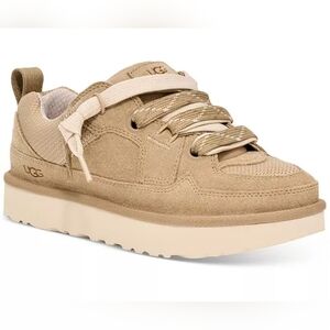 UGG Women's Lo Lowmel Lace Up Sneakers Mustard Seed Size 10